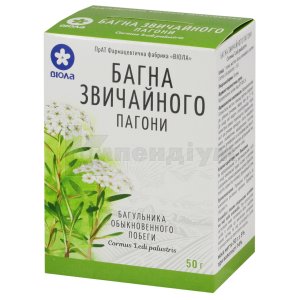 Багна звичайного пагони інструкція із застосування