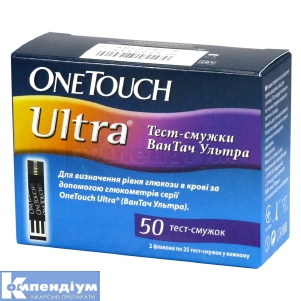 Тест-смужки One Touch Ultra № 50; Лайфскен