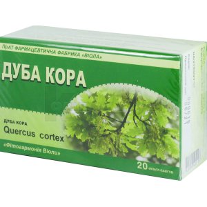 ДУБА КОРА Віола – офіційна інструкція, ціна в аптеках, аналоги, склад ...