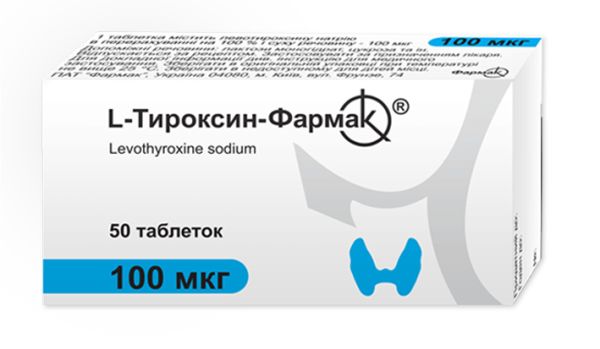 L-Тироксин-Фармак таблетки 100 мкг: інструкція, ціни, аналоги, як ...