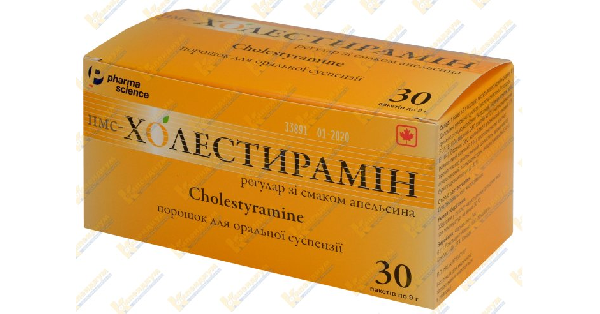 пмс-ХОЛЕСТИРАМИН РЕГУЛЯР СО ВКУСОМ АПЕЛЬСИНА инструкция по применению ...