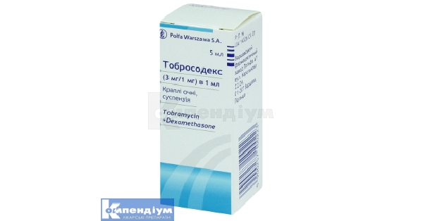ТОБРОСОДЕКС: інструкція по застосуванню, ціна в аптеках України .