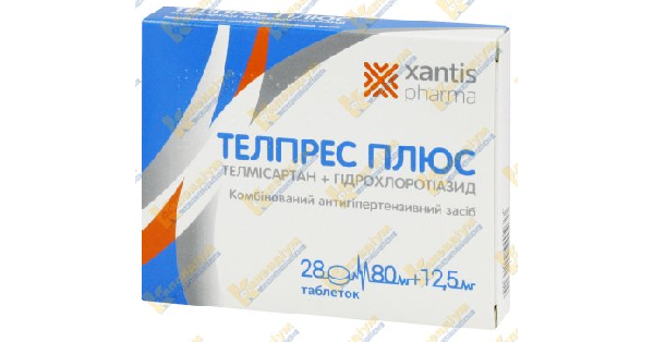 ТЕЛПРЕС ПЛЮС інструкція по застосуванню, ціна в аптеках України ...