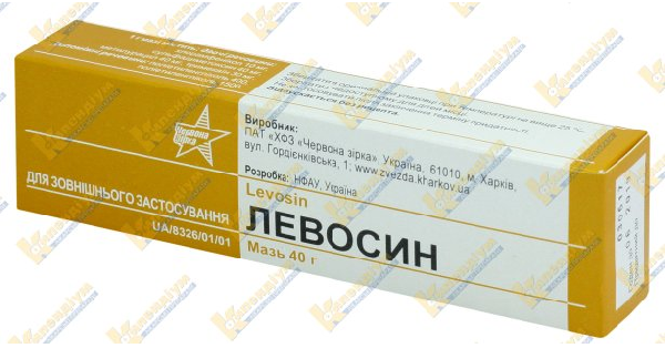 ЛЕВОСИН мазь — інструкція та ціна в аптеках України, аналоги та .