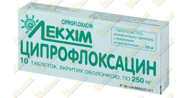 Ciprofloxacin 500 mg krka