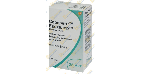 СЕРЕВЕНТ ЕВОХАЛЕР інструкція по застосуванню, ціна в аптеках України .