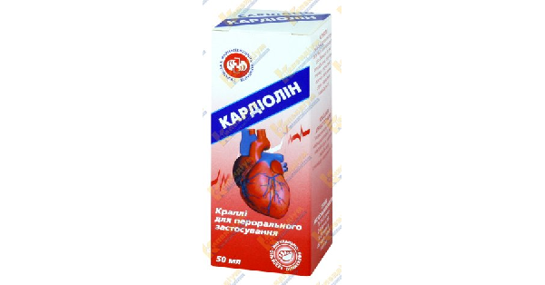 КАРДІОЛІН інструкція по застосуванню, ціна в аптеках України, аналоги ...