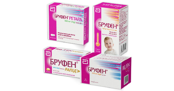 БРУФЕН інструкція по застосуванню, ціна в аптеках України, аналоги ...