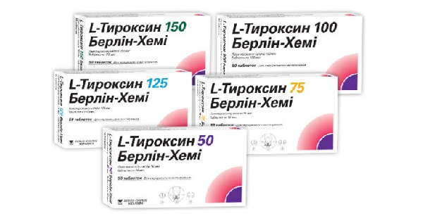L-ТИРОКСИН БЕРЛІН-ХЕМІ інструкція по застосуванню, ціна в аптеках ...