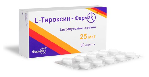 L-Тироксин-Фармак 25 мкг: інструкція по застосуванню, ціна в аптеках ...