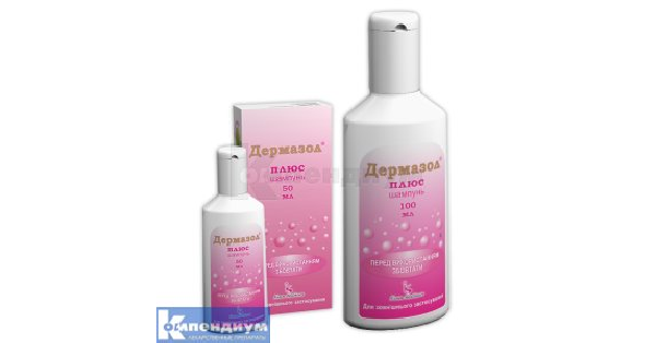 Дермазол Плюс: инструкция, цена, аналоги | шампунь Гледфарм Лтд ...
