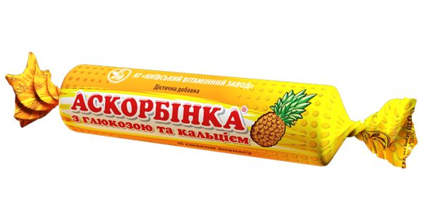 Аскорбінка з глюкозою та кальцієм: інструкція по застосуванню, ціна в ...