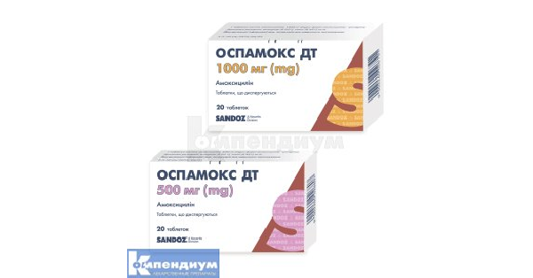 Оспамокс ДТ: инструкция, цена, аналоги | таблетки диспергируемые Sandoz .