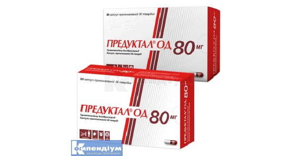 Предуктал ОД 80 мг: інструкція по застосуванню, ціна в аптеках України ...