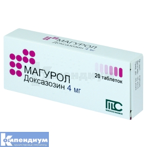 Магурол таблетки, 4 мг, № 20; Medochemie Ltd