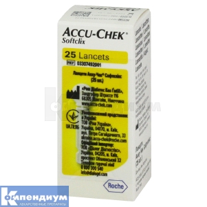 Ланцеты Акку-Чек® Софткликс № 25; Roche Diabetes Care GmbH