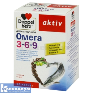 Доппельгерц актив омега-3-6-9 (Doppelherz activ omega-3-6-9)