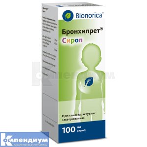 Бронхипрет® сироп, флакон, 100 мл, № 1; Bionorica SE