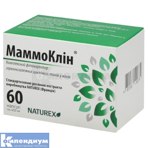 Маммоклин капсулы, 400 мг, № 60; Элемент здоровья
