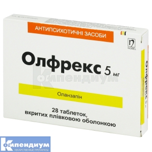 Олфрекс таблетки, покрытые пленочной оболочкой, 5 мг, блистер, № 28; Nobel