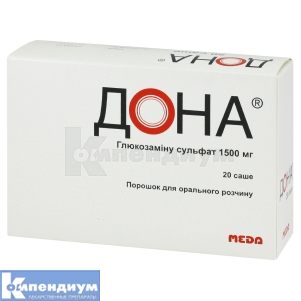 Дона® порошок для орального раствора, 1500 мг, саше, № 20; Viatris