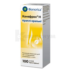 Канефрон® H капли оральные, флакон с дозирующим устройством, 100 мл, № 1; Bionorica SE