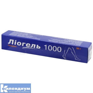 Лиогель 1000 гель для наружного применения, туба, 50 г, № 1; Фитофарм