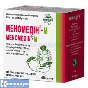 Меномедин-М капсулы, 500 мг, № 60; Нутримед, ООО