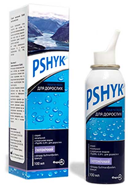 СПРЕЙ НАЗАЛЬНЫЙ С МОРСКОЙ ВОДОЙ «ПШИК» 0,9% ДЛЯ ВЗРОСЛЫХ: инструкция ...